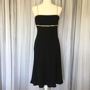 SOLD! - Maggy London Womens Black Beige Dress